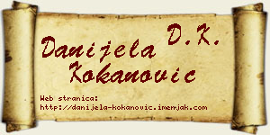 Danijela Kokanović vizit kartica